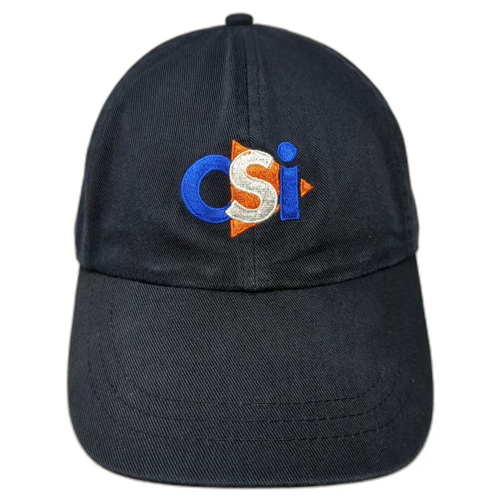 HeadShot Baseball Cap Blue One Size CSI Tech Smart Business Wise Slideback Hat